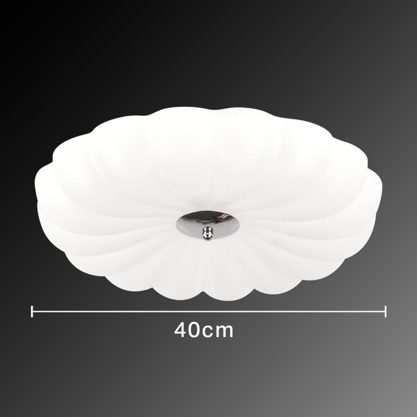Plastic Ceiling Light 3 Color 40cm
