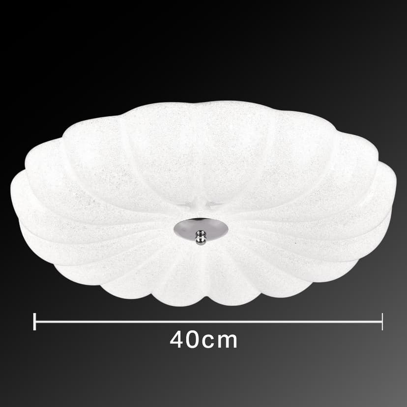 Plastic Ceiling Light 3-Color 40cm