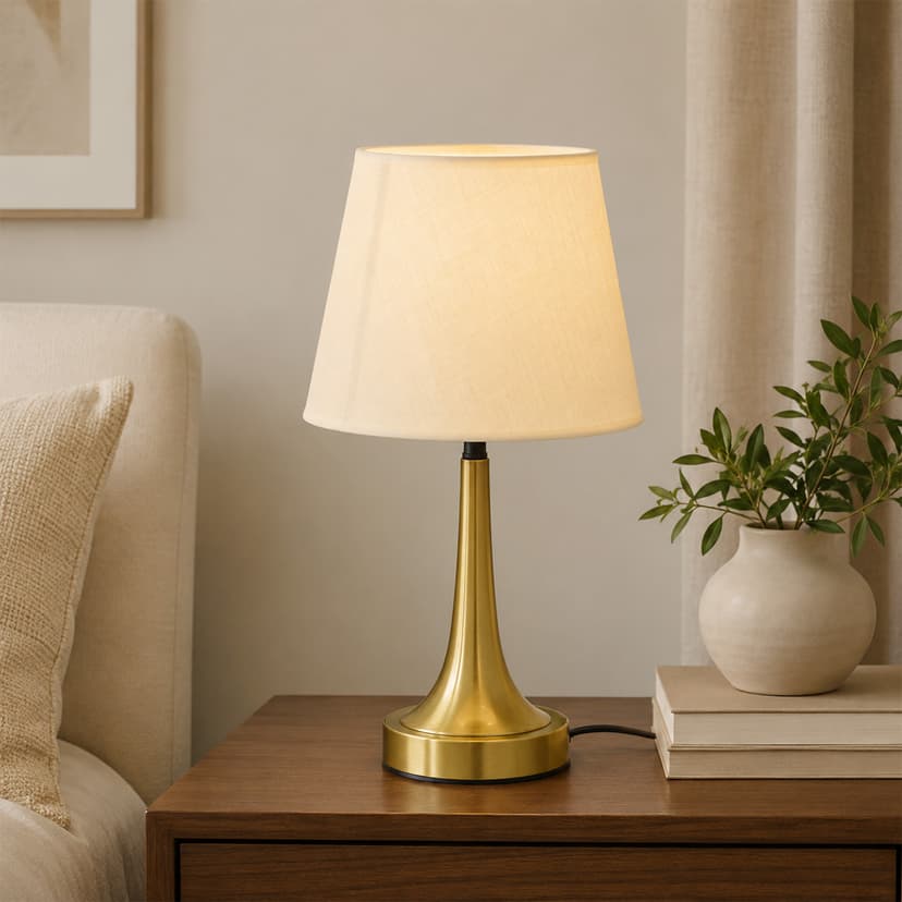 Metal Base Table Lamp
