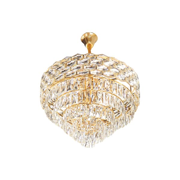 Golden Crystal Hanging Light