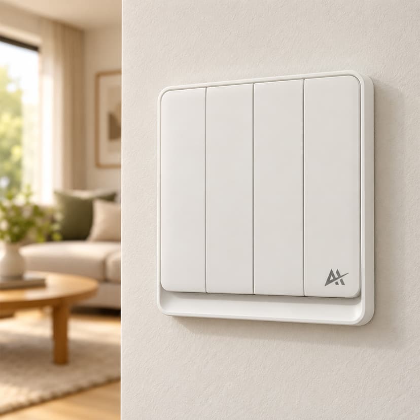 Wall-Mounted Switch White Color