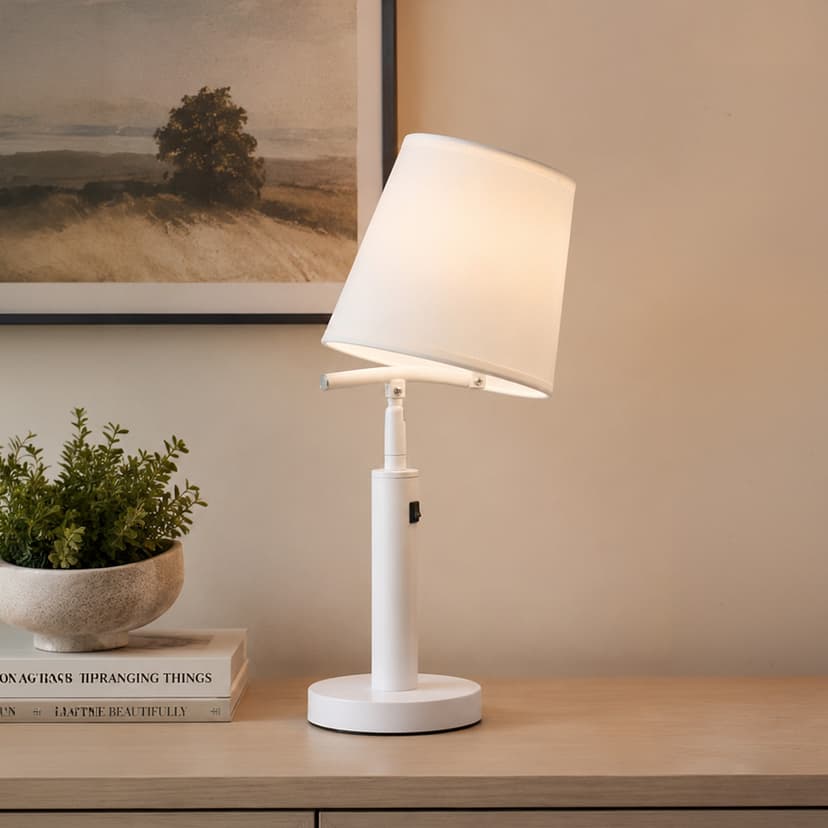 Metal Base Table Lamp