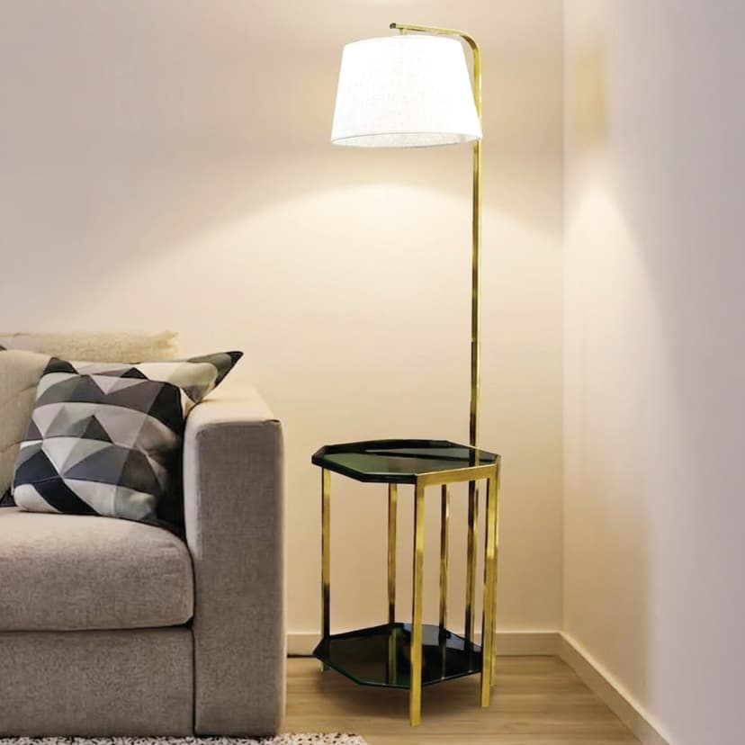 Floor Lamp with Table