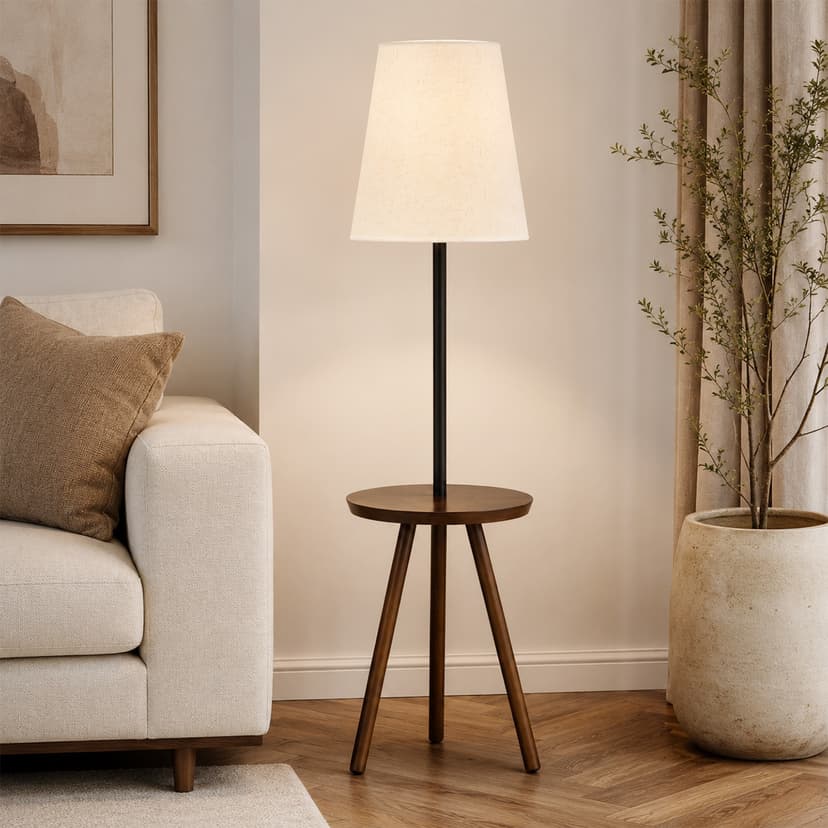 Wooden Floor Lamp