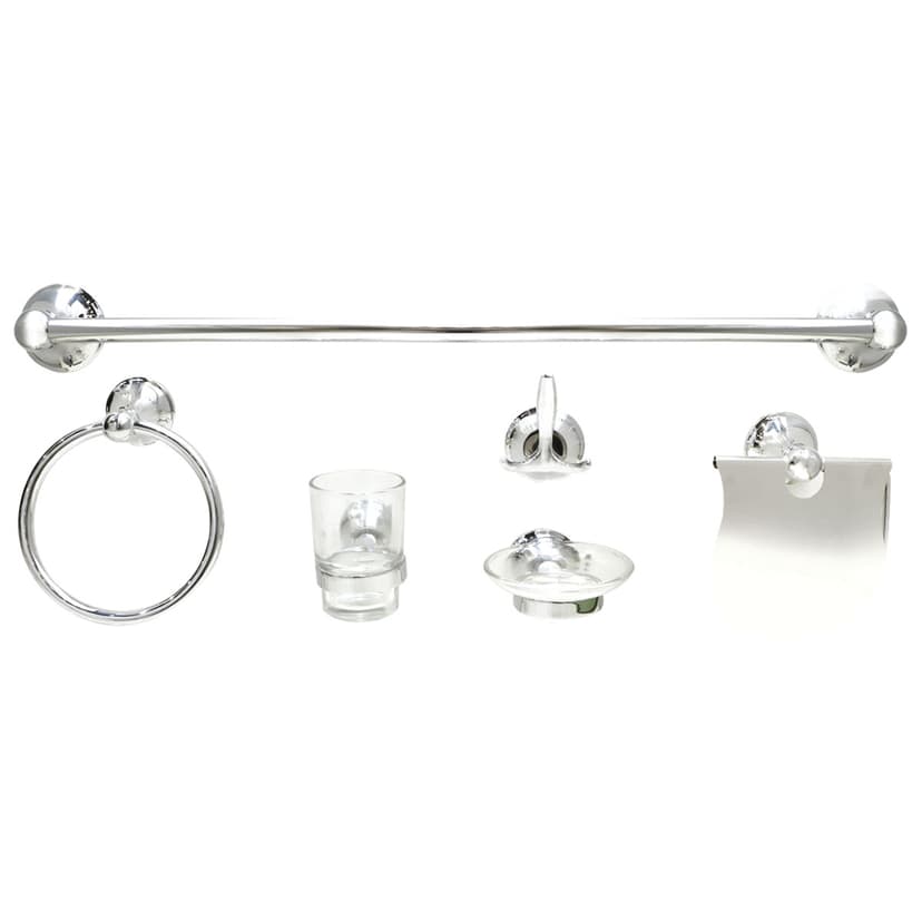 Commercial Bathroom Accessory Set 6 Piece