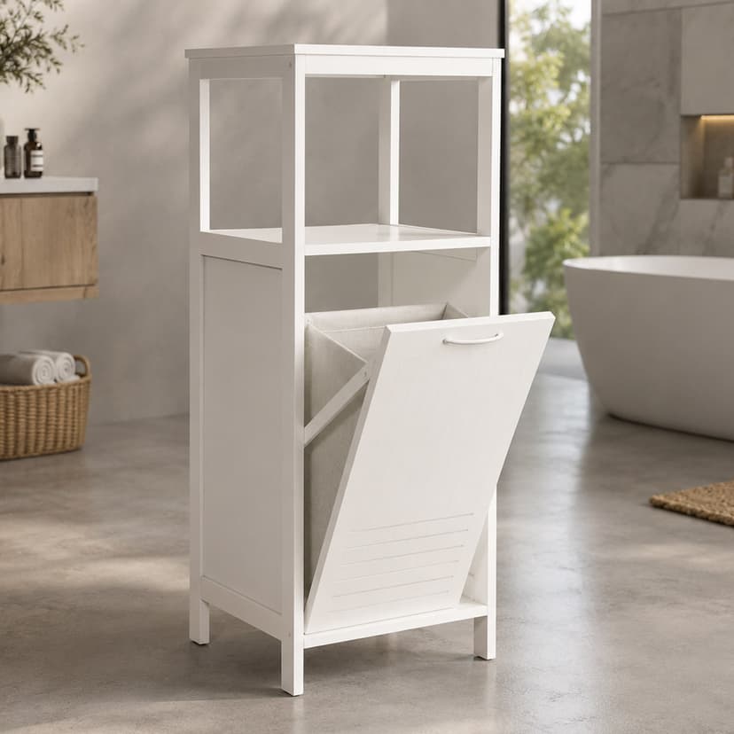 Bathroom Standing Shelf Bamboo