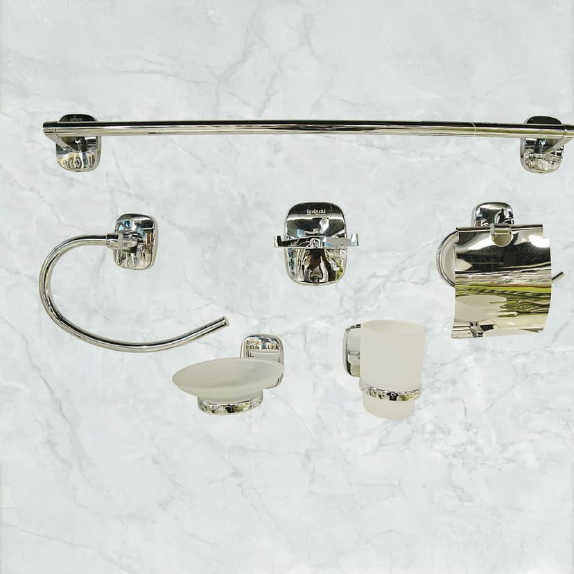Toreto Bathroom Accessories Set 6pcs