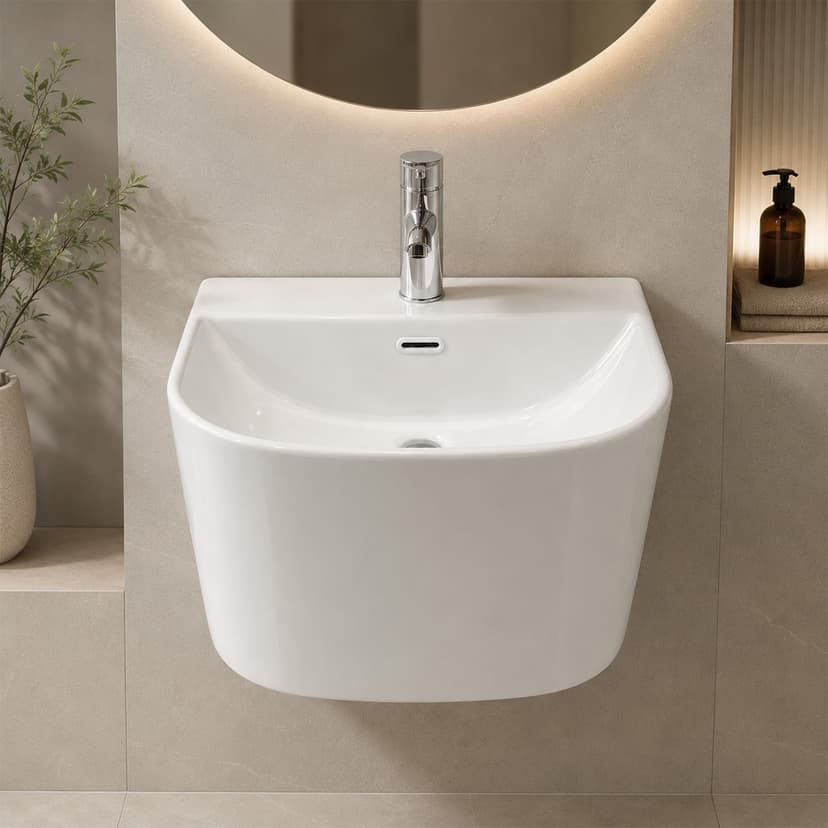 Hanging Basin White