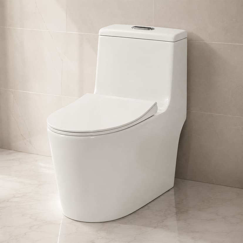 One-Piece Water Closet