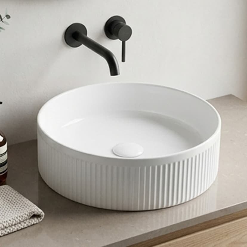 White Counter Basin