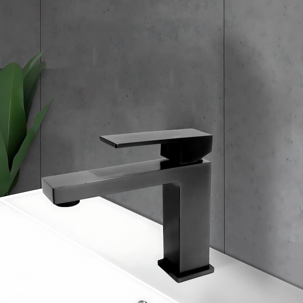 Brass Modern Basin Mixer W/Hos