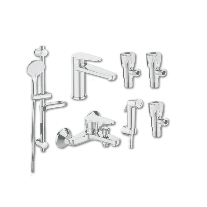 Bathroom Mixer Set 7pcs