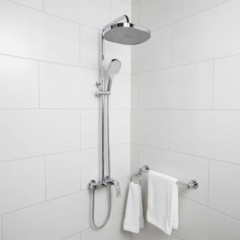 Chrome Modern Brass Shower Column