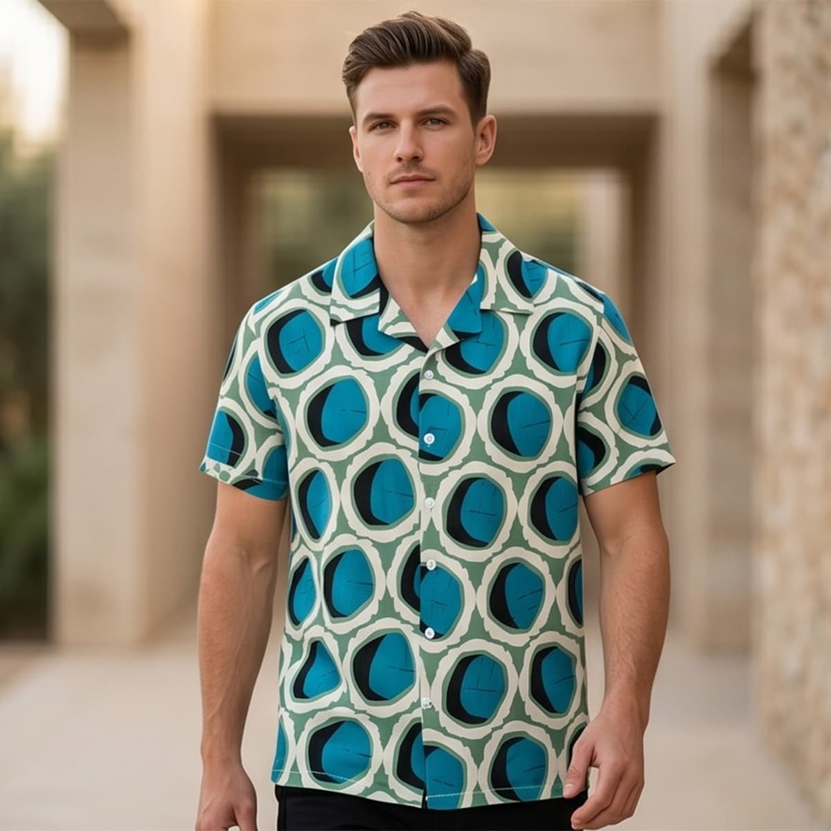 Men Printed Casual Shirt