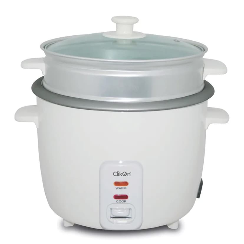 Clikon Rice Cooker with Steamer 1.5L