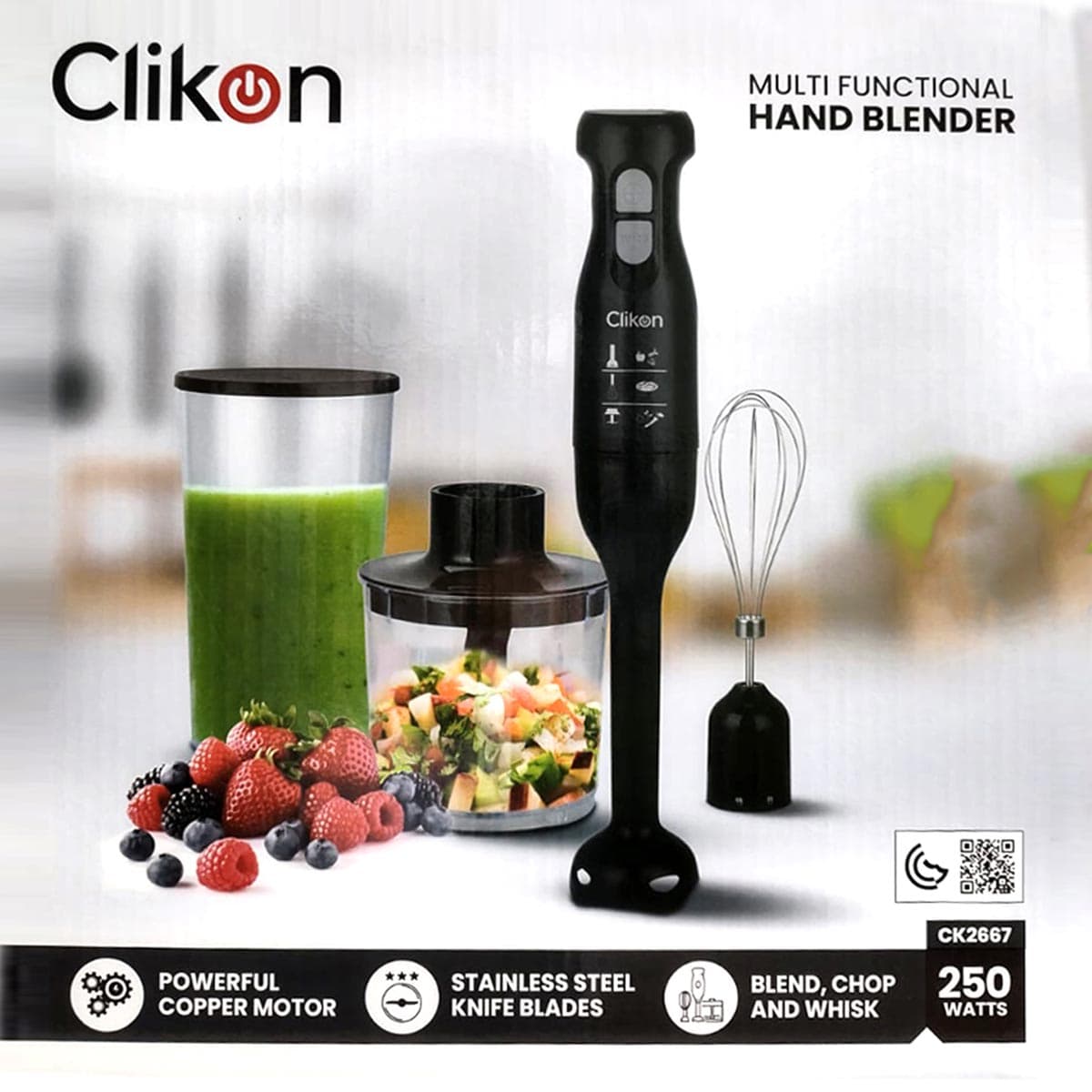 Clikon Hand Blender Set 250W - Ck2667