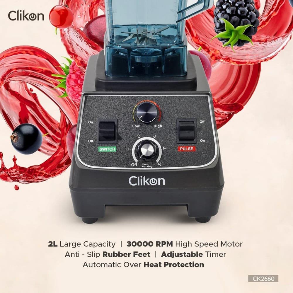 Clikon Commercial Blender1500W-CK2660