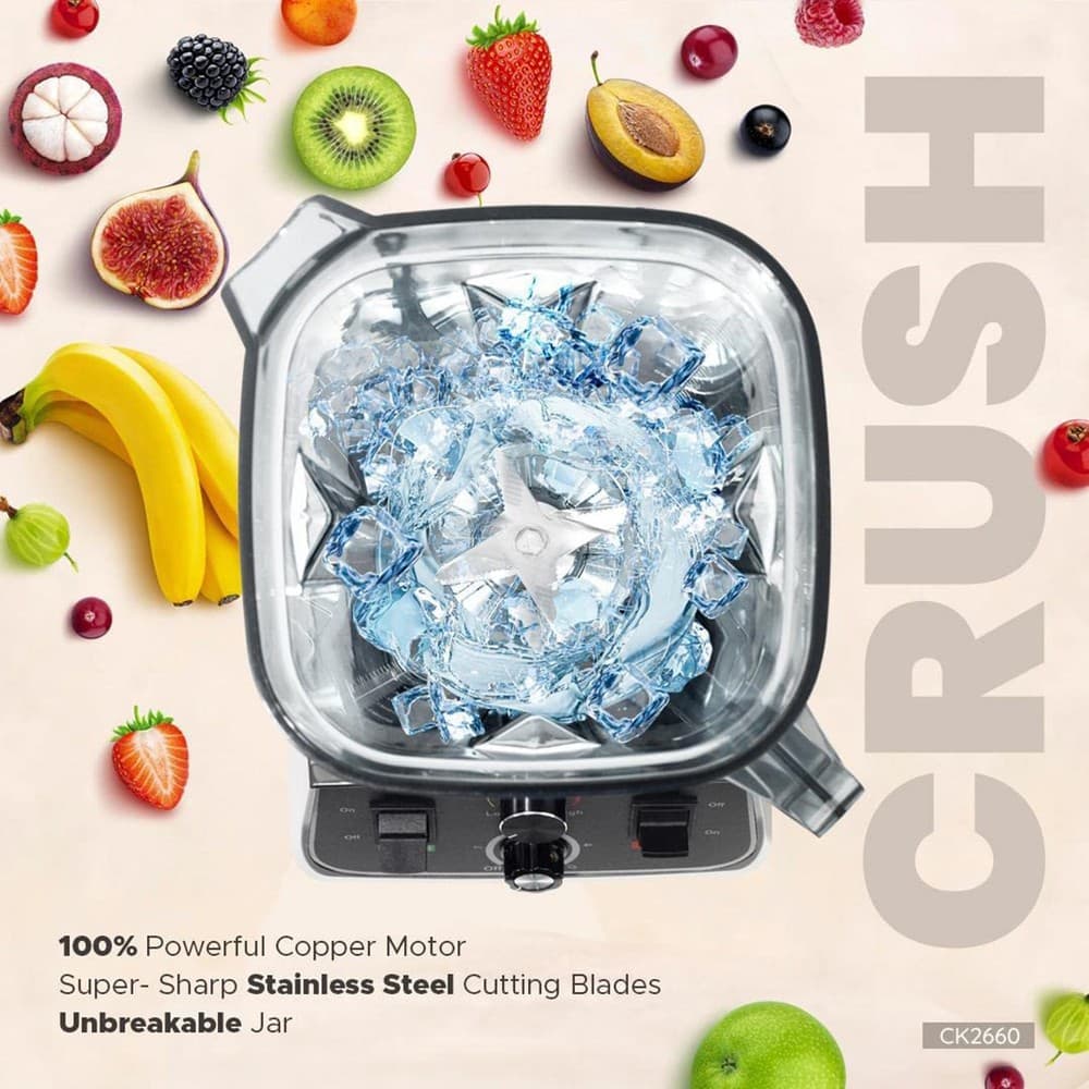 Clikon Commercial Blender1500W-CK2660