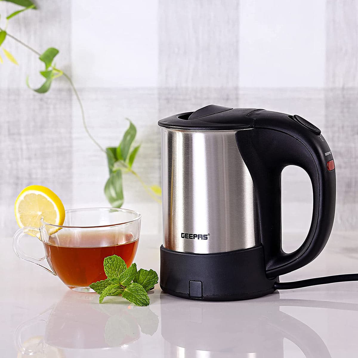 Geepas 0.5L Travel Steelkettle