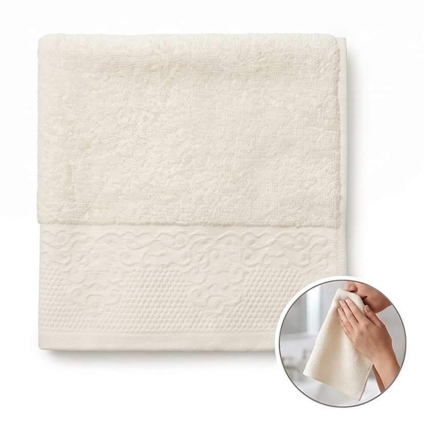 Face Towel 50x100cm White