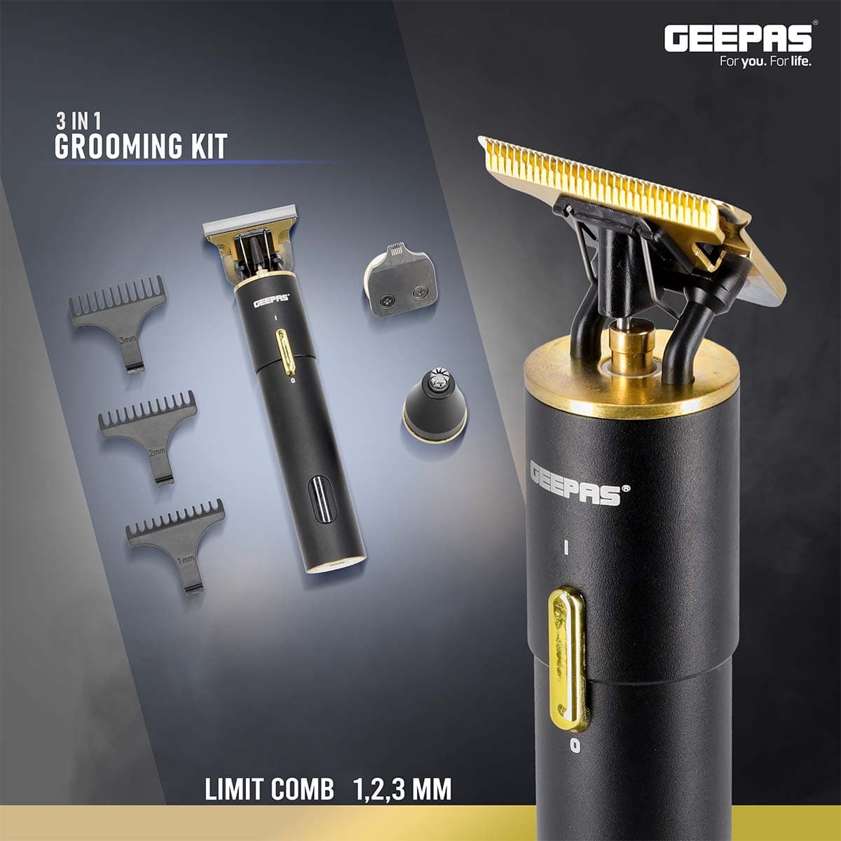 Geepas 3In1 Grooming Set
