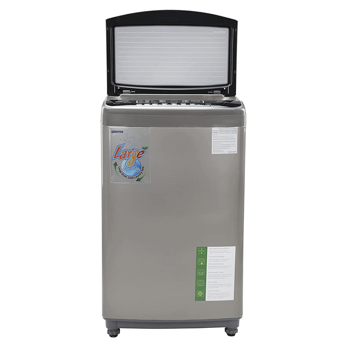 Geepas Top Load Washing Machine 10Kg -GFWM1109LCS