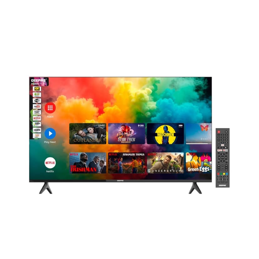 Geepas 65 Inch 4K UHD LED Smart TV