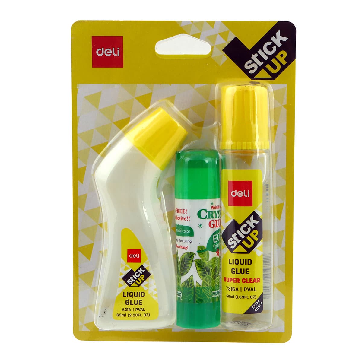 Deli Liquid Glue Set 3 Piece Pack