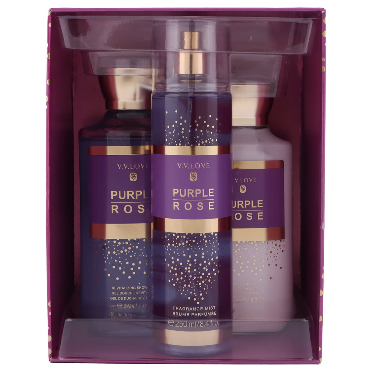 V.V. Love Purple Rose Gift Set