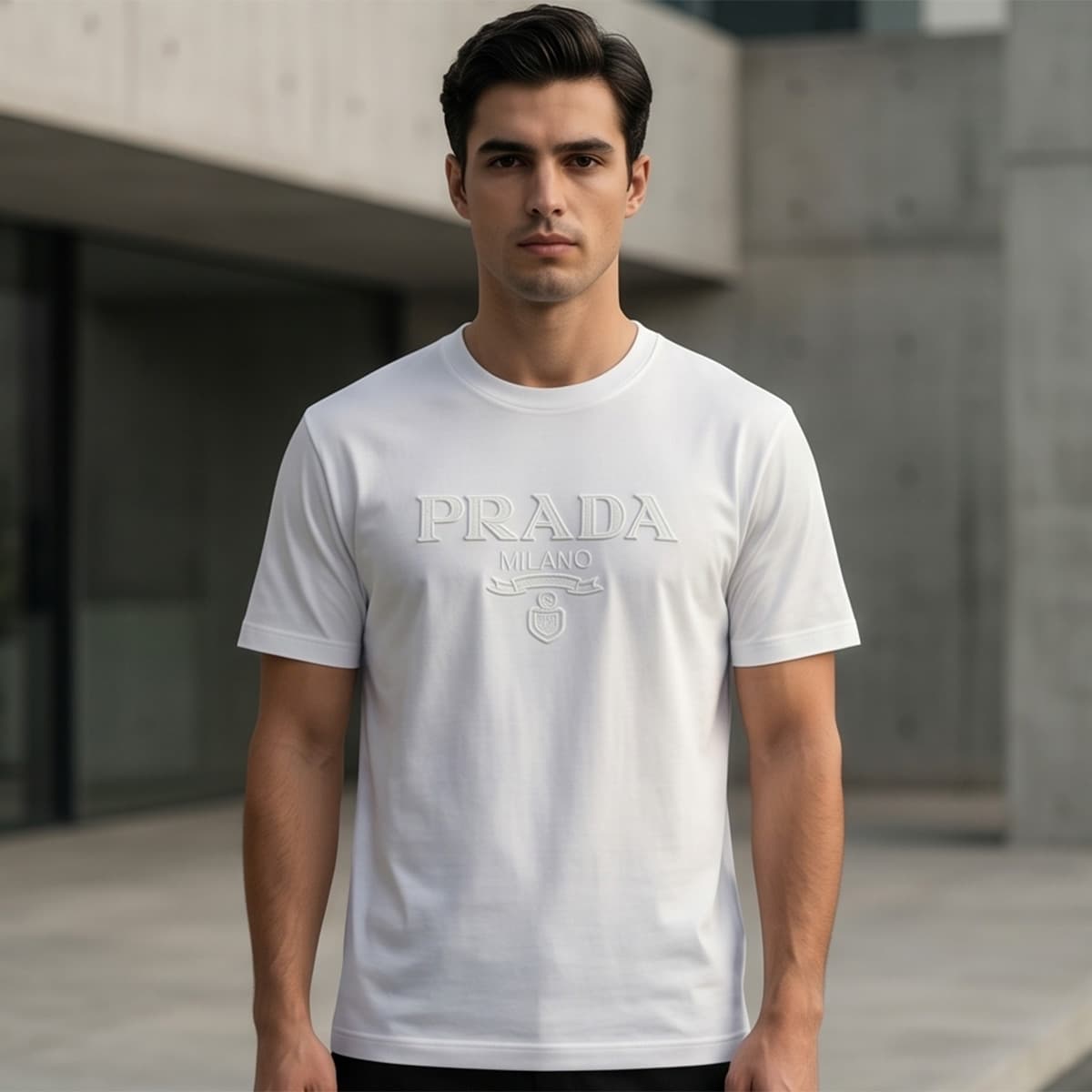 Printed Round Neck T-Shirt Short Sleeve