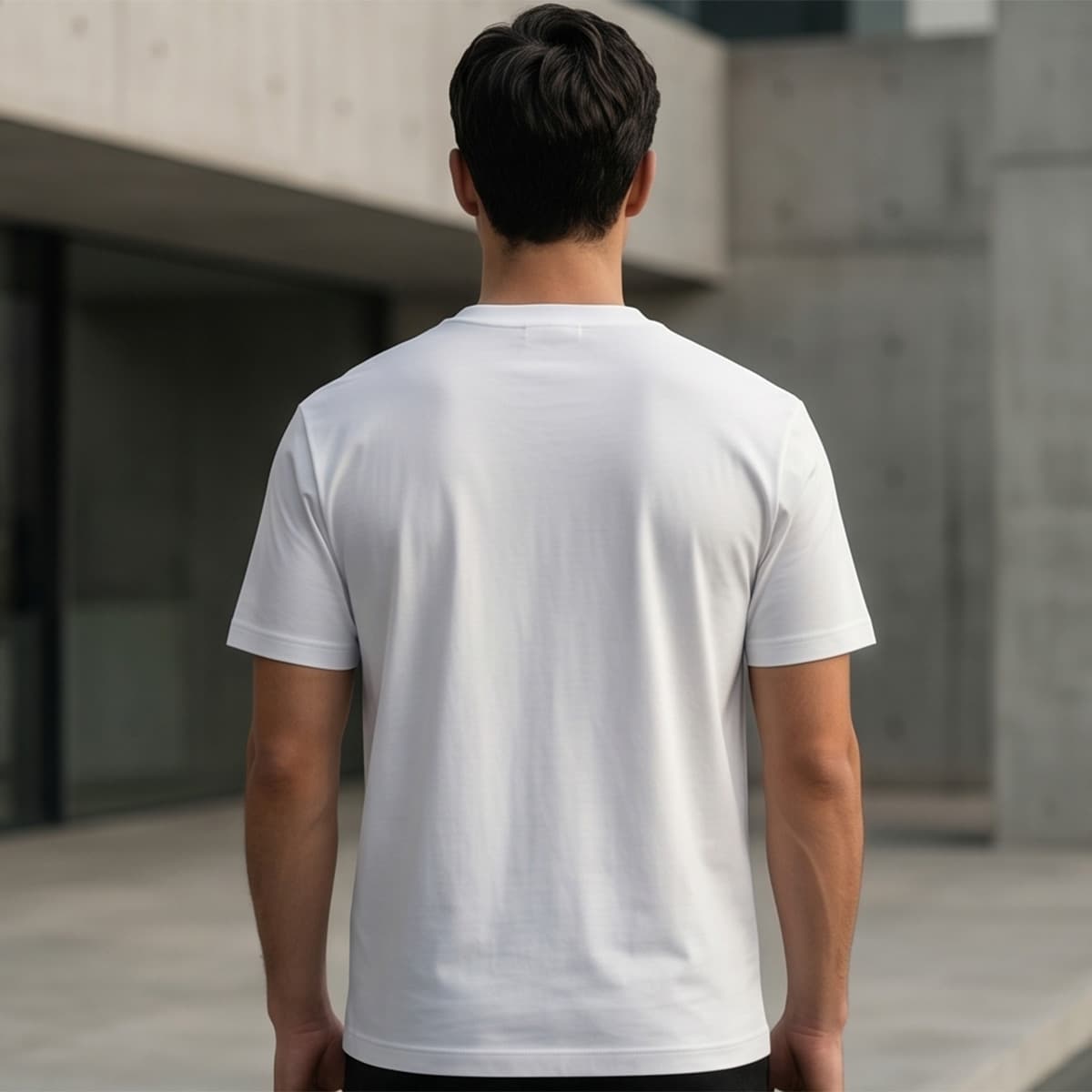 Printed Round Neck T-Shirt Short Sleeve
