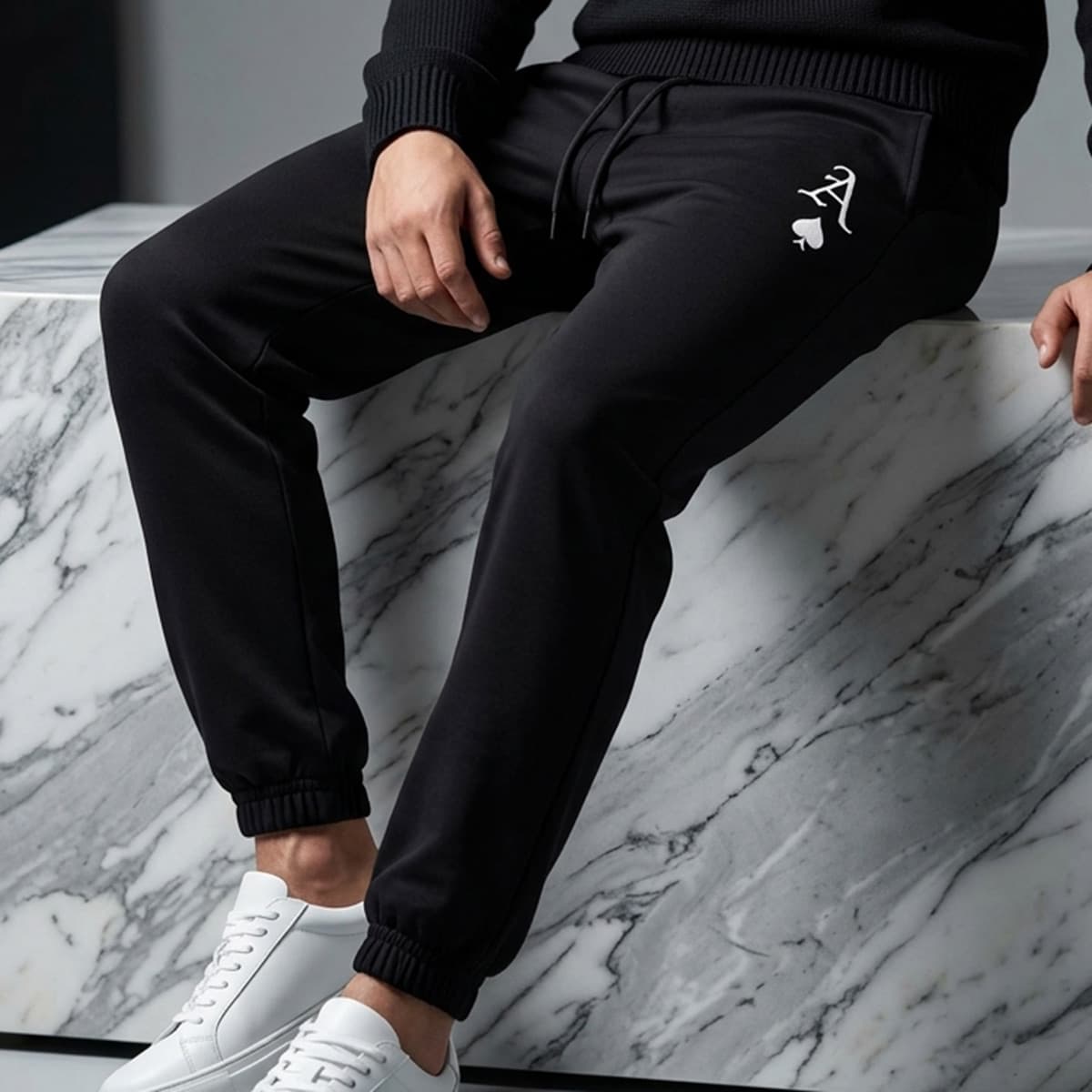 Men Cotton Track Pant Elastic