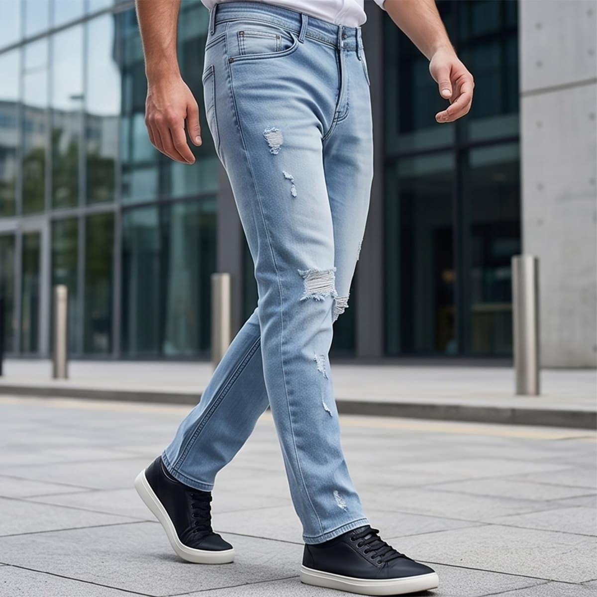 Men Cut Fit Jeans