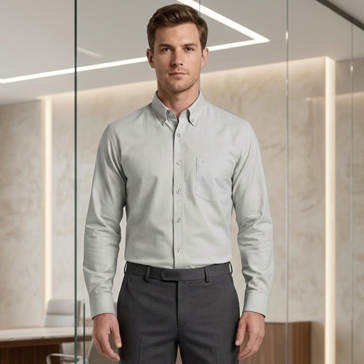 Men Printed Formal Shirt