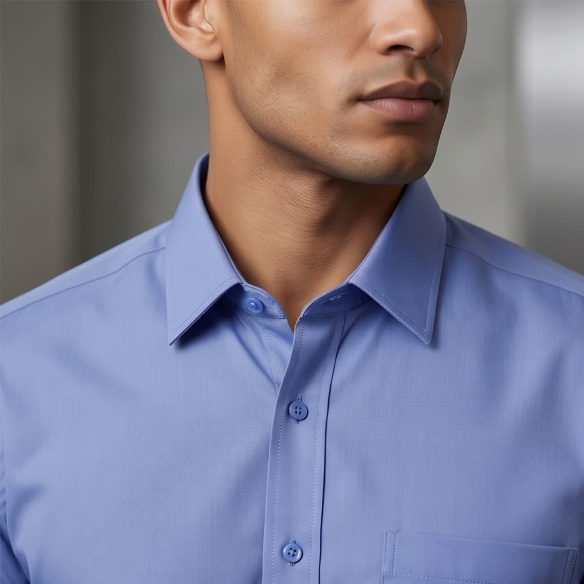 Men Plus Size Formal Shirt