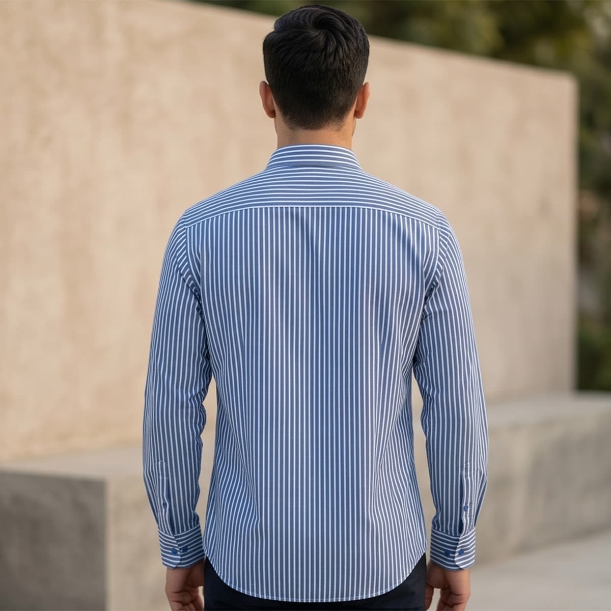Men Printed Formal Shirt Long Sleeve