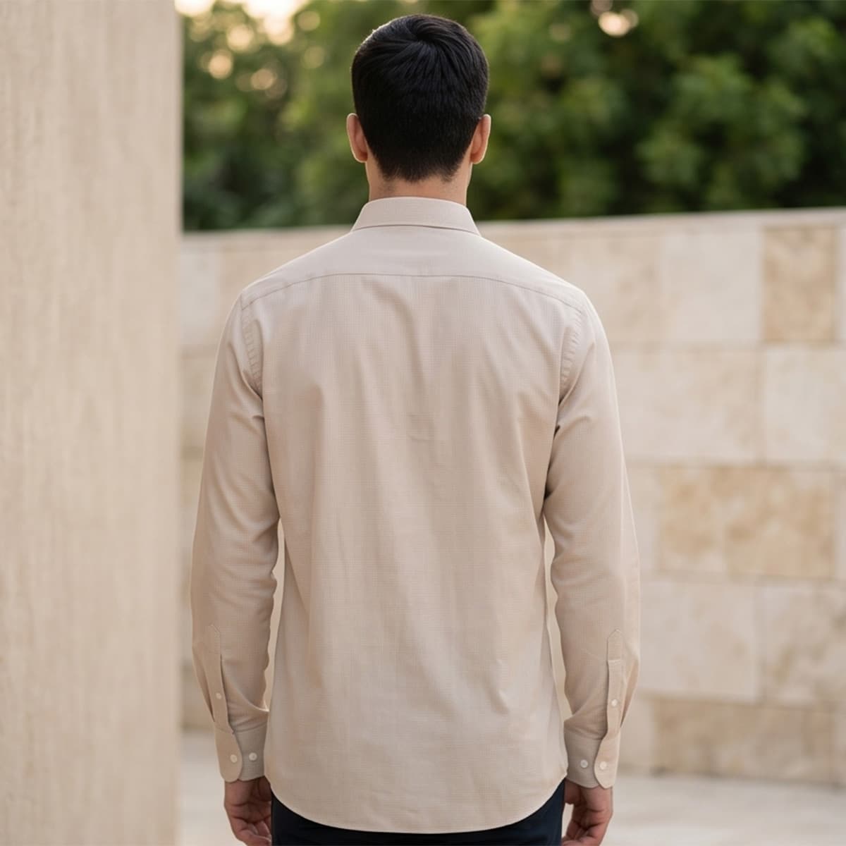 Men Plus Size Formal Shirt