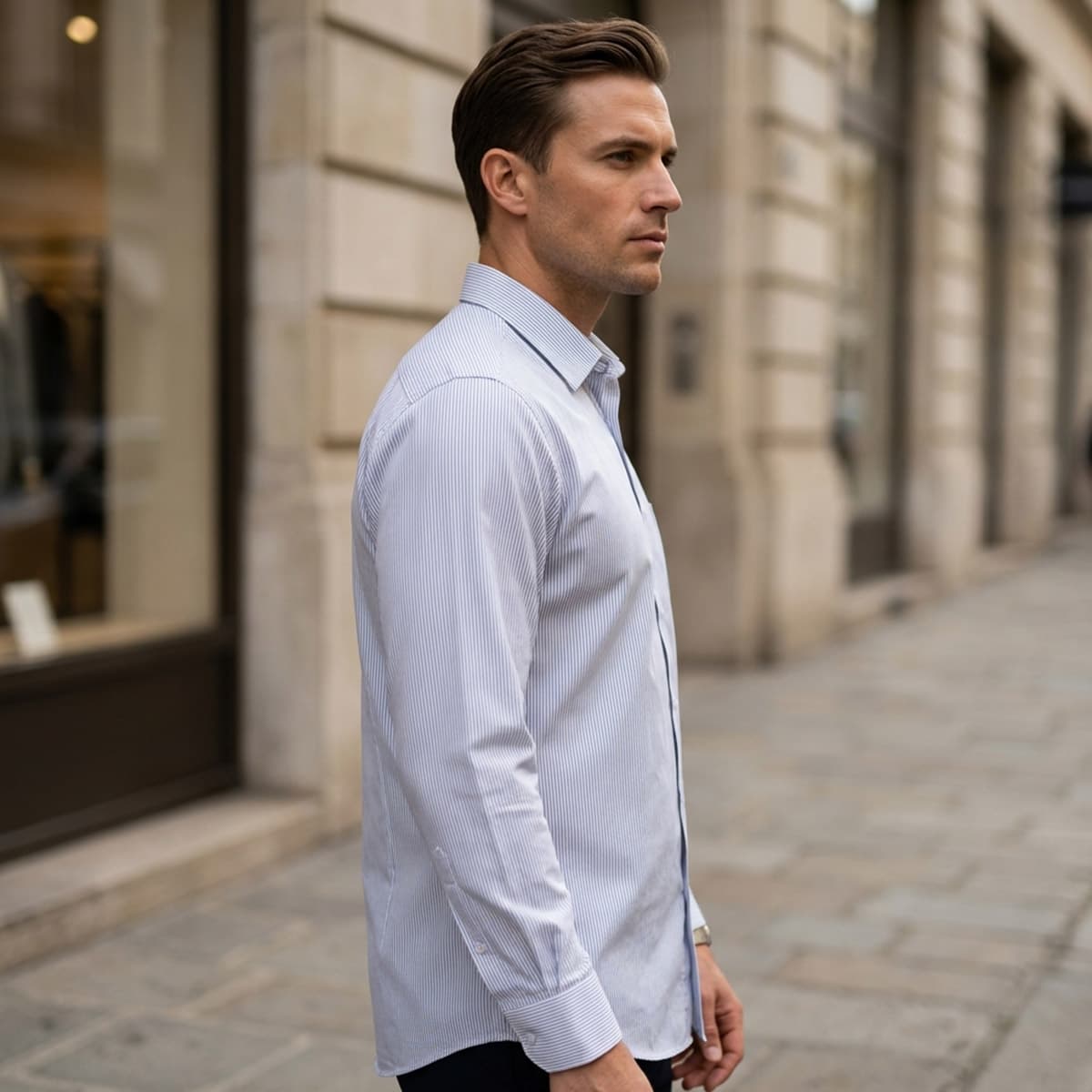 Men Plus Size Formal Shirt
