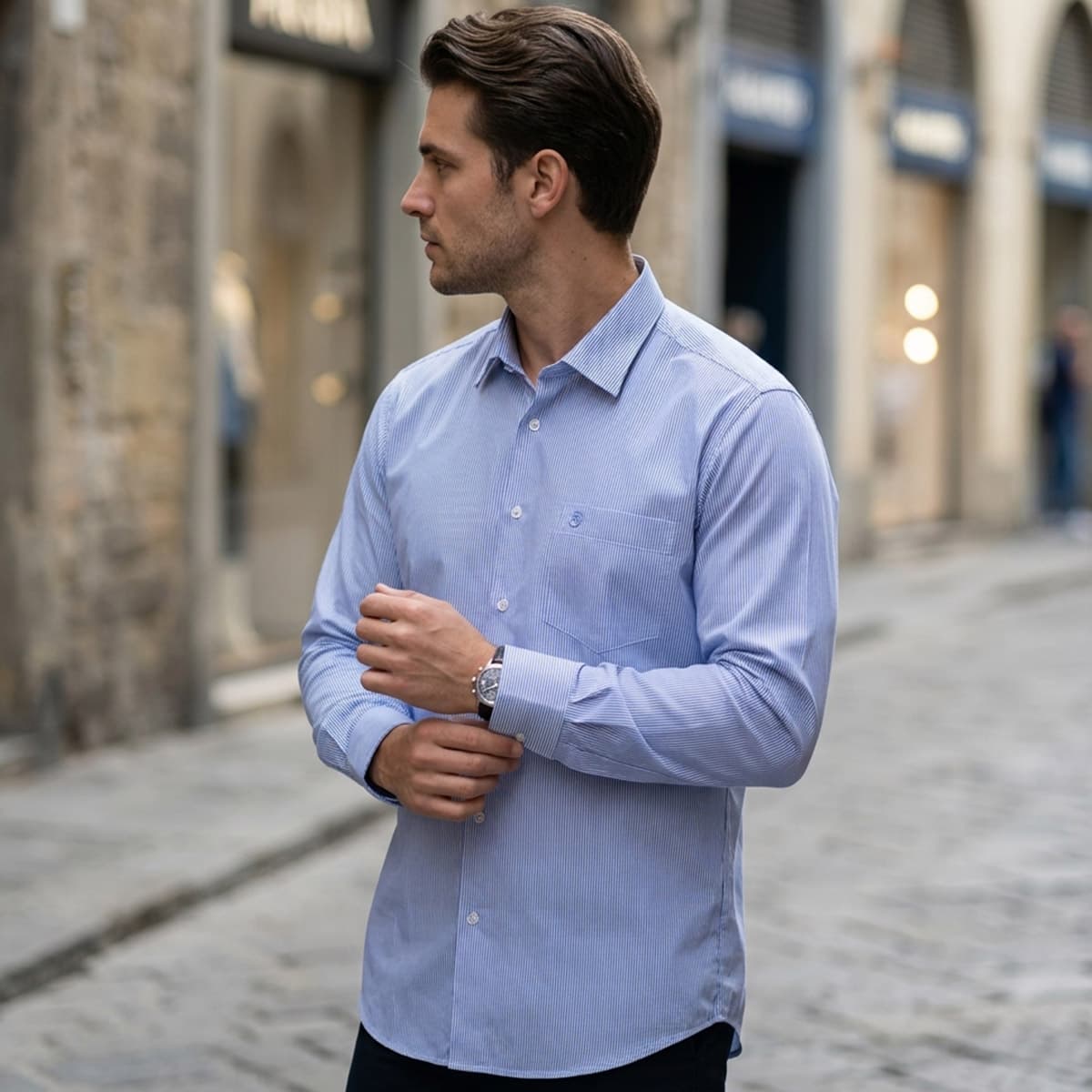 Men Plus Size Formal Shirt