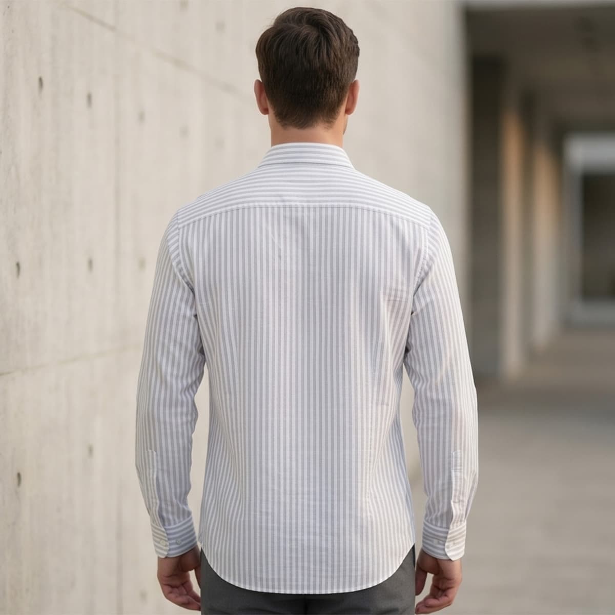 Men Printed Formal Shirt Long Sleeve