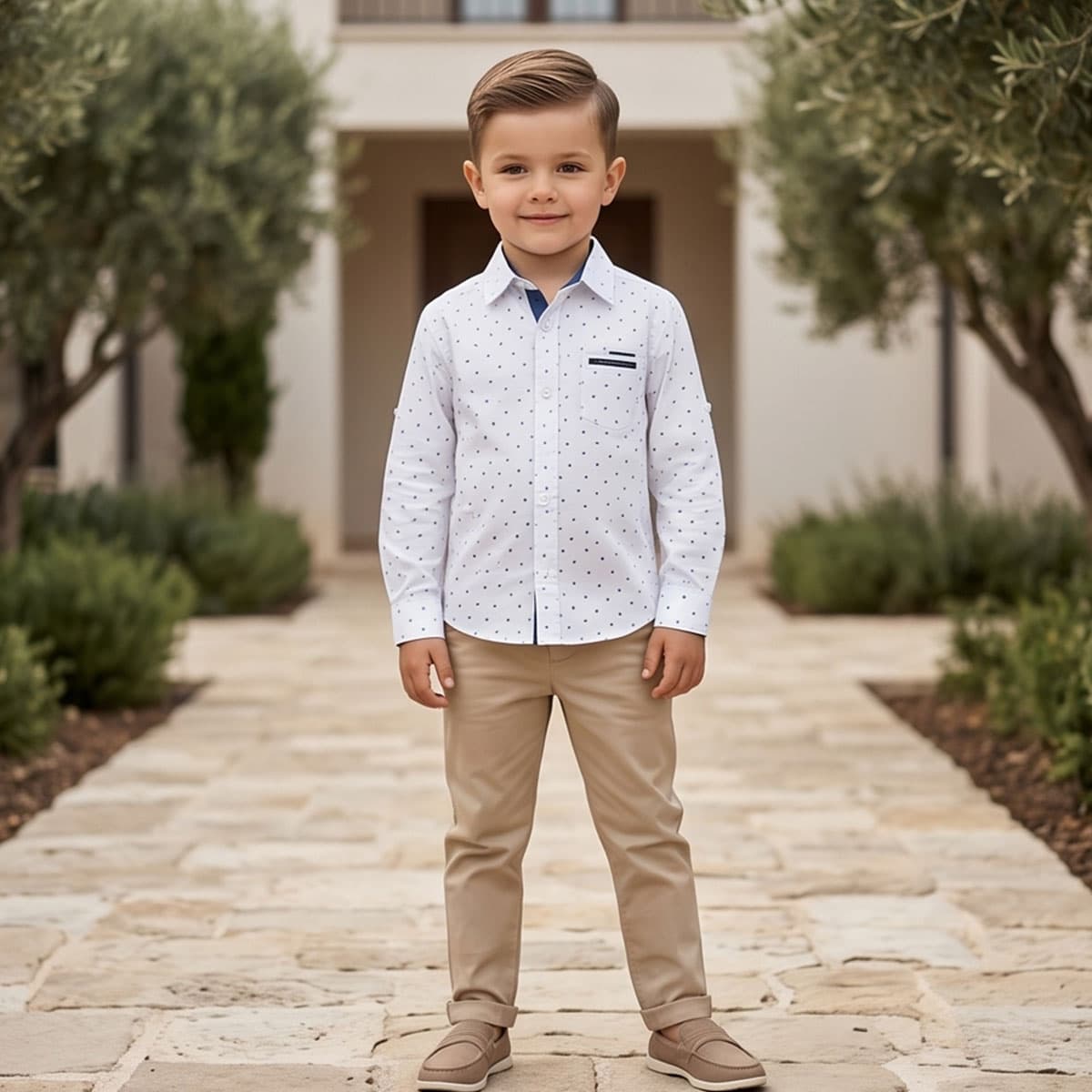 Boys Formal Shirt Long Sleeve