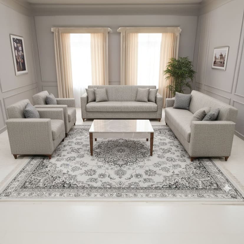 Nisan Sofa Set 3+3+1+1