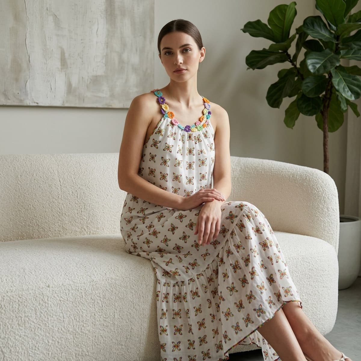 Ladies Sleeveless Dress