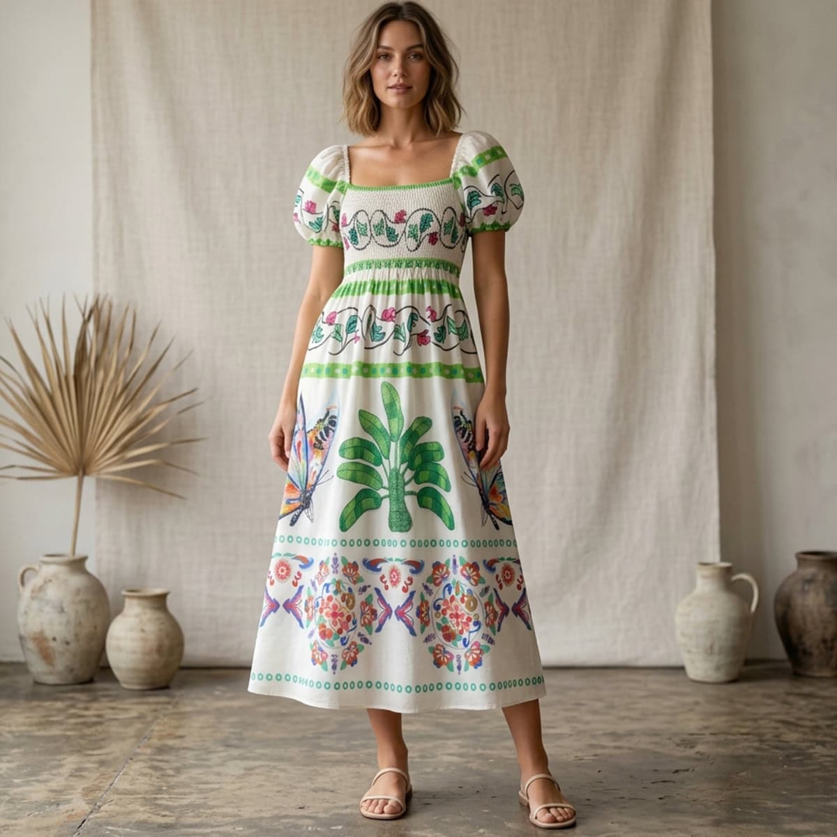 Ladies Short Sleeve Dress