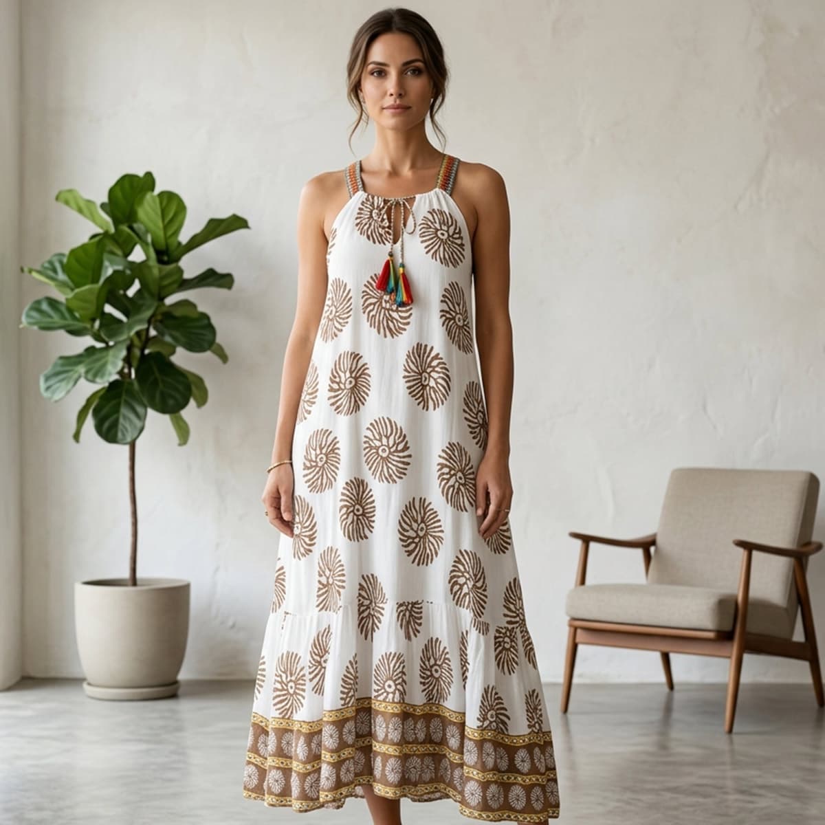 Ladies Sleeveless Dress