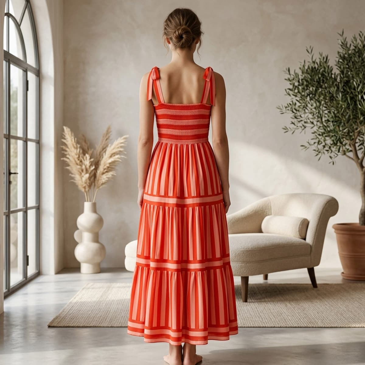 Ladies Casual Long Sleeveless Dress