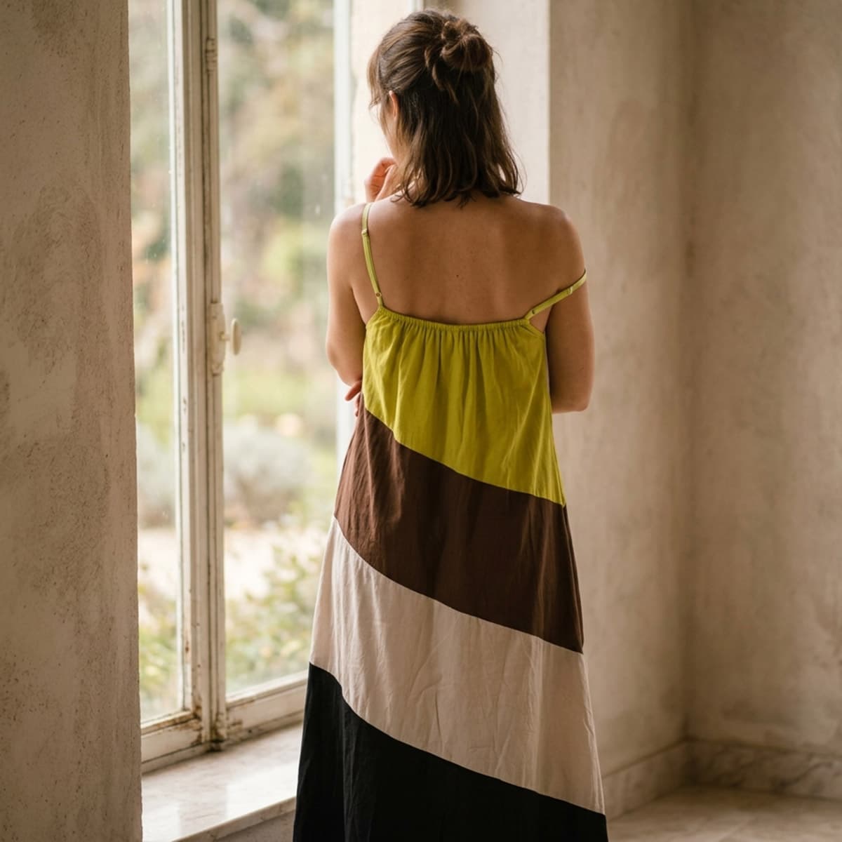Ladies Long Sleeveless Dress