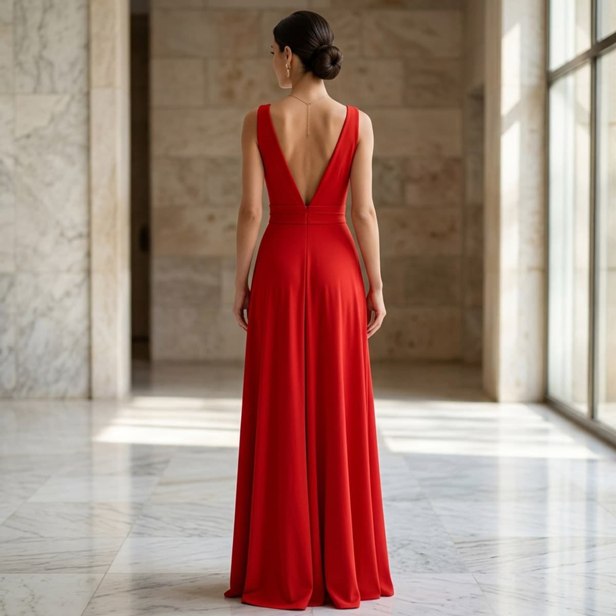 Ladies Casual Long Sleeveless Dress