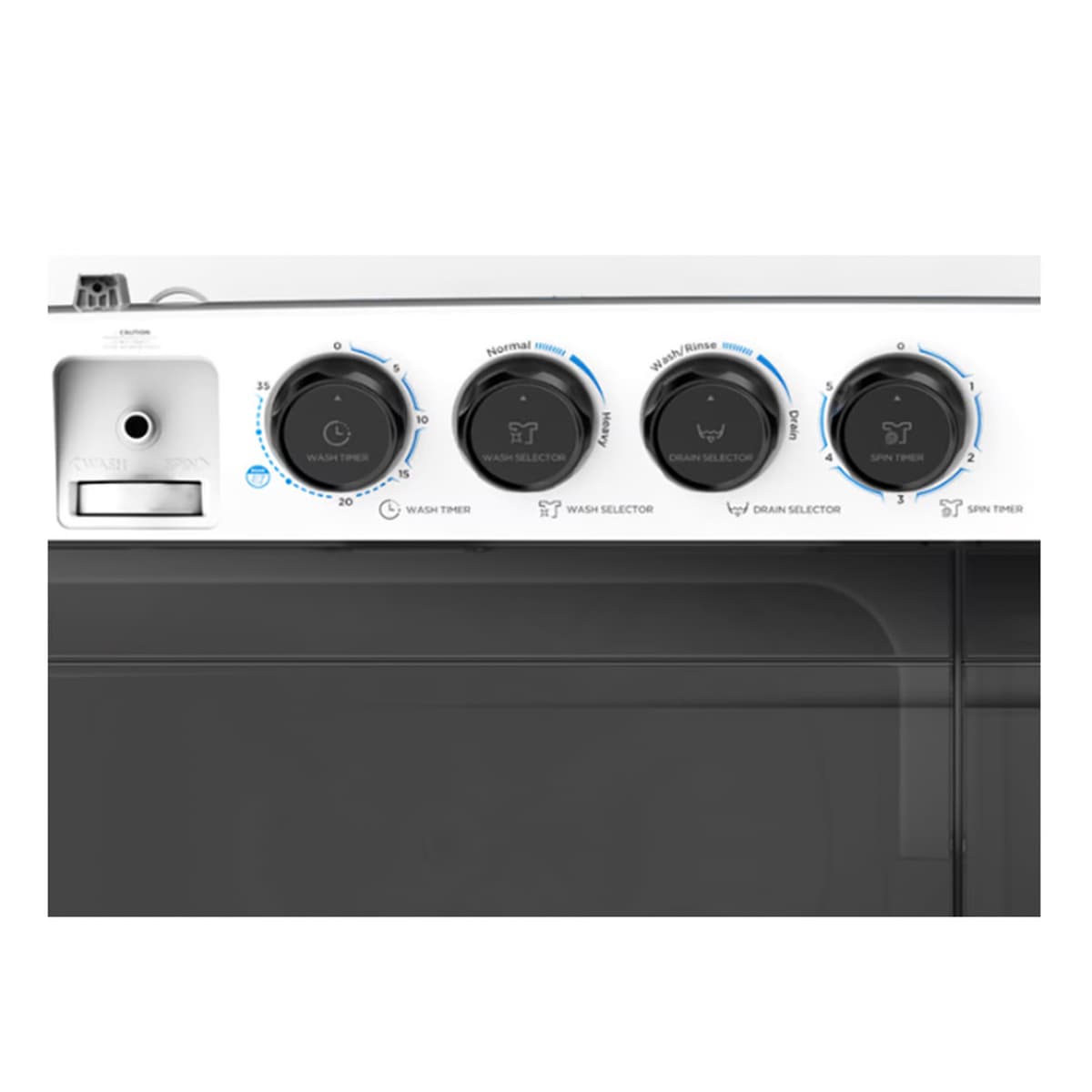 Midea Twin Tub Washing Machine 12Kg MT100W120/W-GCC