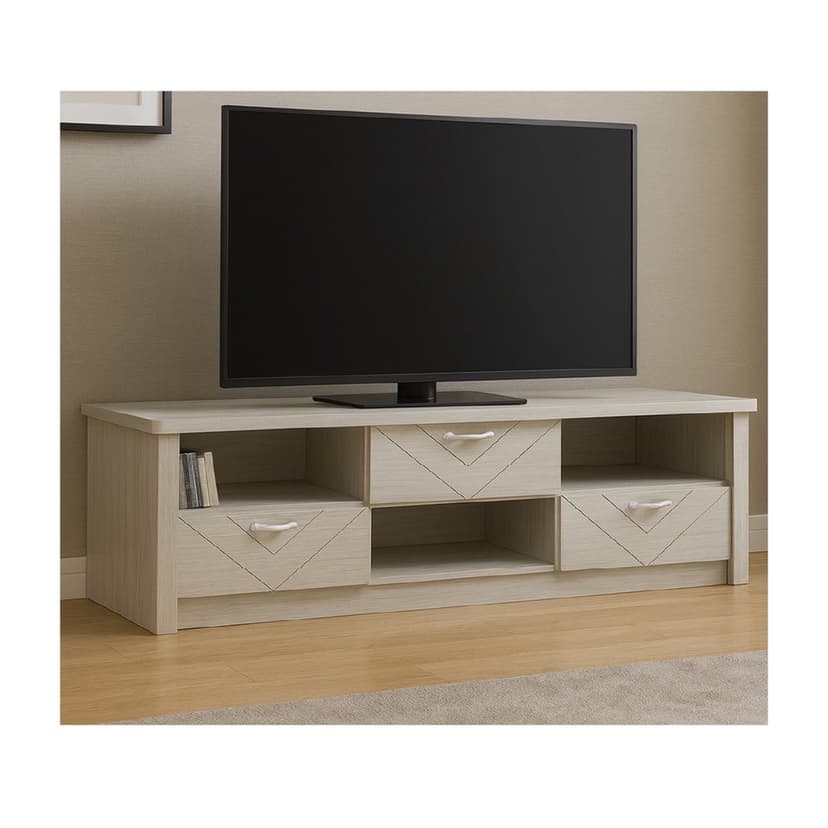 TV Rack Whitewash